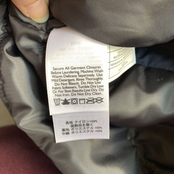 Eddie Bauer Jacket Men's Medium Blue zip-up Weather Edge shell lined snow hood - Picture 12 of 13